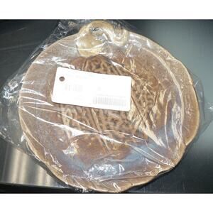 Creative Co-op‎ Pumpkin Stoneware Serving Platter 9" Diameter MSRP $59